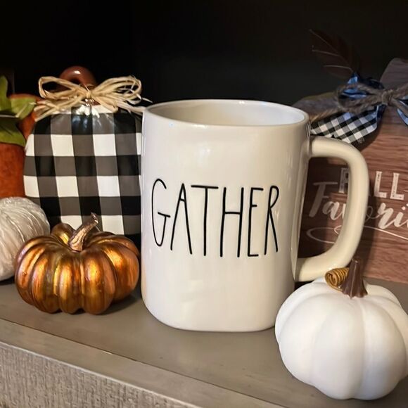 RAE DUNN NWOT GATHER MUG - Picture 1 of 6